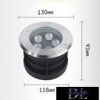 UNIVERSO Taposólámpa LED 5w 600lm 3000k 30° IP67 acél Ø130-Ø118x92mm