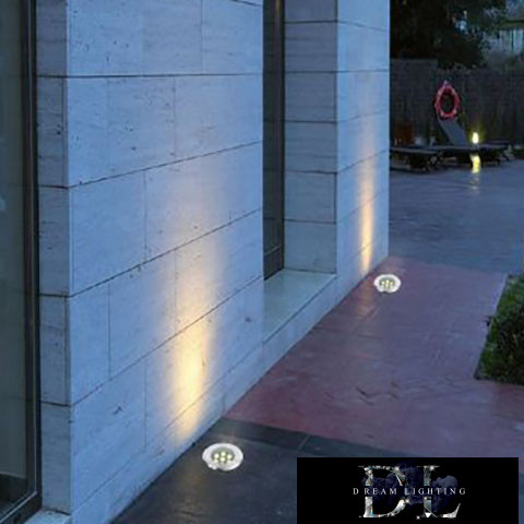UNIVERSO Taposólámpa LED 7w 850lm 3000k 30° IP67 acél Ø146-Ø128x92mm