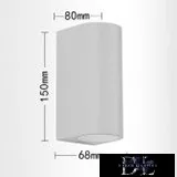 UNIVERSO fali lámpa 2×GU10 IP65 68×80×150mm fehér