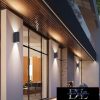 UNIVERSO fali lámpa 2×GU10 IP65 68×80×150mm fekete