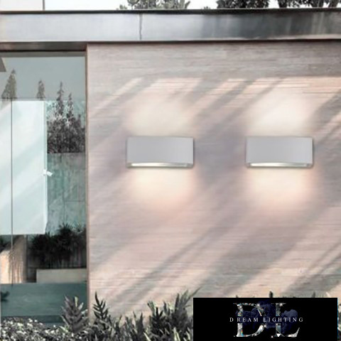UNIVERSO Kültéri fali lámpa E27 Max 60W IP44 fehér 220x90x123mm