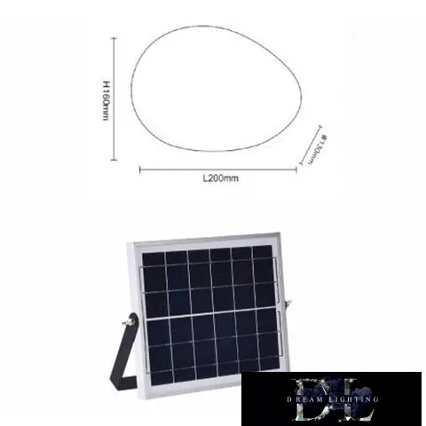 UNIVERSO Solar kerti lámpa 5w-6V 3.7V-2.6AH 146lm RGB+4000k IP65 fehér