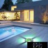 UNIVERSO Taposólámpa LED 8w zöld IP67 szürke Ø105x130mm
