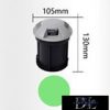 UNIVERSO Taposólámpa LED 8w zöld IP67 szürke Ø105x130mm
