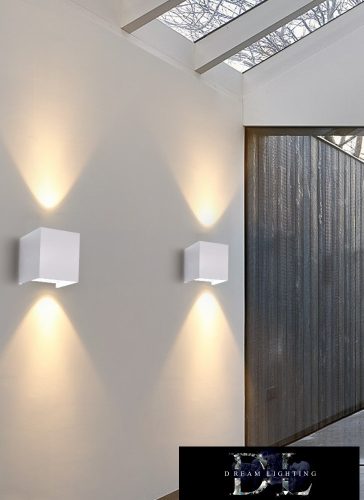 UNIVERSO fali lámpa LED 12w 1000lm 3000k IP55 100×100×100mm fehér