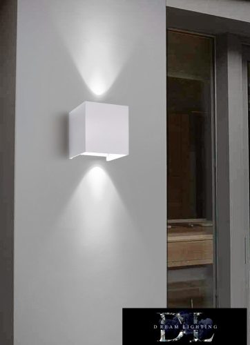 UNIVERSO fali lámpa LED 12w 1000lm 6500k IP55 100×100×100mm fehér