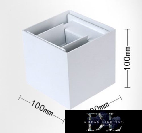UNIVERSO fali lámpa LED 12w 1000lm 4000k IP55 100×100×100mm fehér
