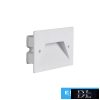 UNIVERSO Lábazati süllyesztett LED lámpa 3w 150lm CCT.kap IP65 Fehér 120x85x35mm