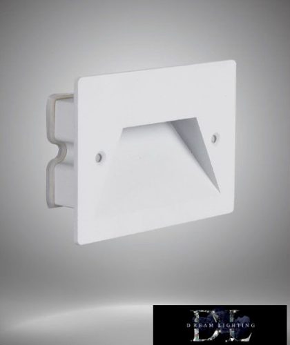 UNIVERSO Lábazati süllyesztett LED lámpa PIR-vel 3w 150lm 4000k IP65 fehér 115x80x34mm