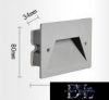UNIVERSO Lábazati süllyesztett LED lámpa PIR-vel 3w 150lm 6500k IP65 szürke 115x80x34mm