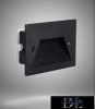UNIVERSO Lábazati süllyesztett LED lámpa PIR-vel 3w 150lm 6000k IP65 fekete 115x80x34mm
