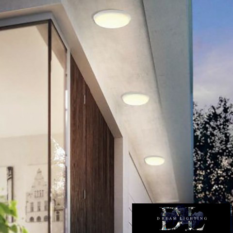 UNIVERSO Kültéri Mennyezeti lámpa 24W 4000k 2700lm IP65 fehér ∅288x90mm