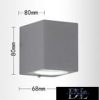 UNIVERSO fali lámpa 1×GU10 IP65 68×80×80mm szürke