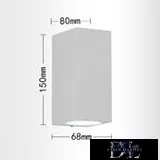 UNIVERSO fali lámpa 2×GU10 IP65 68×80×150mm fehér