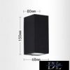 UNIVERSO fali lámpa 2×GU10 IP65 68×80×150mm fekete