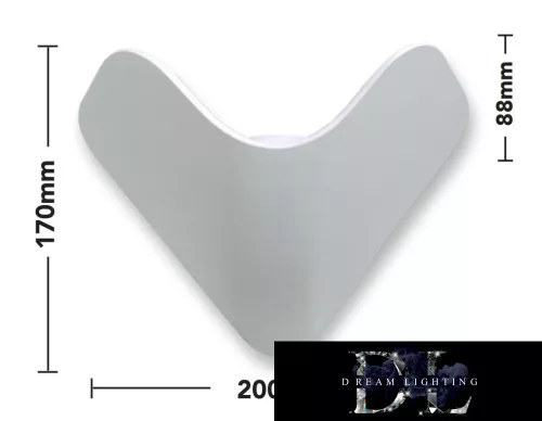 UNIVERSO fali lámpa LED 12w 1000lm 4000k IP65 200×170×88mm fehér