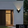 UNIVERSO fali lámpa LED 12w 1000lm 3000k IP65 200×170×88mm fekete