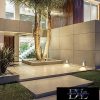 UNIVERSO Lábazati LED lámpatest 12w 1000lm 3000k 120° IP65 fehér 160x90x36mm