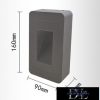 UNIVERSO Lábazati LED lámpatest 12w 1000lm 4000k 120° IP65 szürke 160x90x36mm