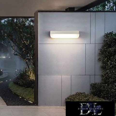 UNIVERSO Kültéri fali lámpa 12w 1200lm 4000k 180° IP65 262×67×98mm fehér