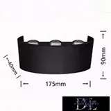 UNIVERSO fali lámpa LED 6*3w 1650lm 4000k IP65 175×90×40mm fekete