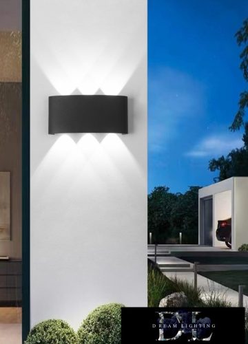 UNIVERSO fali lámpa LED 16w 1300lm 6500k IP65 169×80×40mm fekete