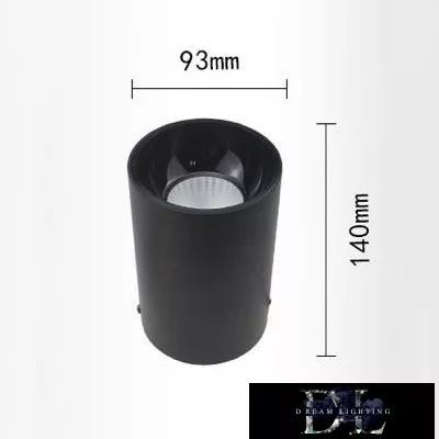 UNIVERSO spot lámpatest 20w 1600lm 4000k ∅93×140mm fekete