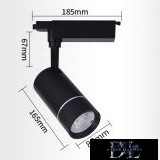 UNIVERSO Egyfázisú sínhez lámpa 30w 2700lm 3000k Ra≥90 30° fekete