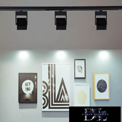 UNIVERSO Egyfázisú sínhez lámpa 30w 2700lm 6500k Ra≥90 24° fekete
