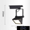 UNIVERSO Egyfázisú sínhez lámpa 30w 2700lm 3000k Ra≥90 90° fekete