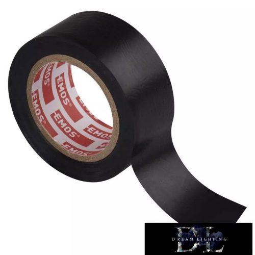 EMOS SZALAG PVC 19/10 FEKETE