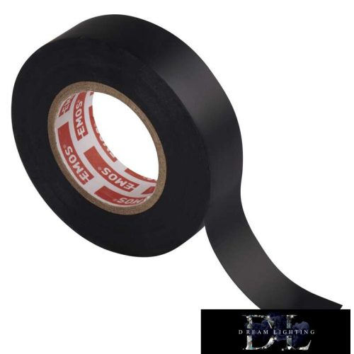 EMOS SZALAG PVC 19/20 FEKETE