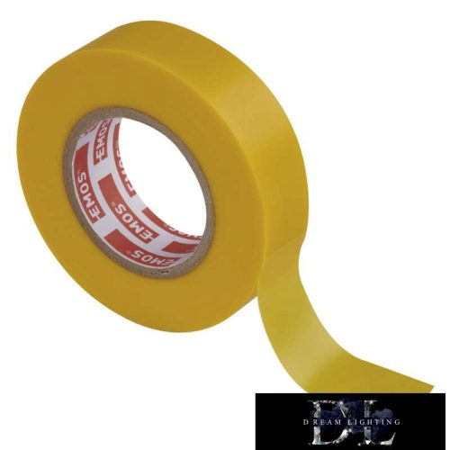 EMOS SZALAG PVC 19/20 SÁRGA