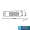 UNIVERSO Slim fémházas tápegység DC:12v 150w 12.5A IP20 200x50x25mm