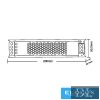 UNIVERSO Slim fémházas tápegység DC:24V 200W 8.3A IP20