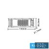 UNIVERSO Slim fémházas tápegység DC:24V 60W 2.5A IP20