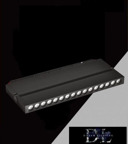 UNIVERSO Mágneses sínbe szerelhető spot Lámpa DC:48V 24W 2160LM 4000K RA90 IP20 600x45x24mm Fekete