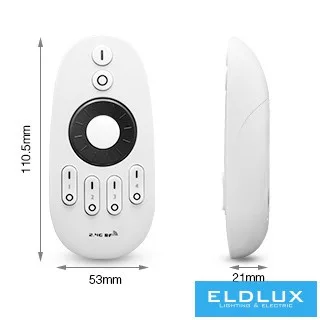 MIBOXER RF 2.4G SIMA/CCT LED Szalaghoz távirányító 4 Zónás