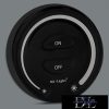 MIBOXER RF 2.4G SIMA LED Szalaghoz távirányító fekete