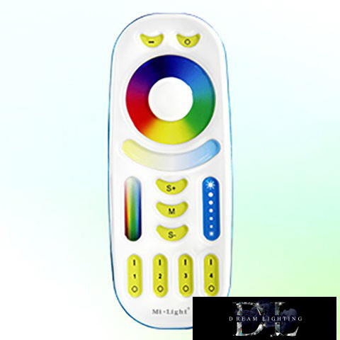MIBOXER RF 2.4G RGB+CCT LED Szalaghoz távirányító 4 Zónás fehér