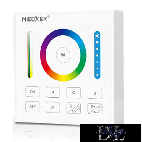 MIBOXER RF 2.4G RGB+CCT LED Szalaghoz Fali távirányító fehér