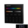 MIBOXER RF 2.4G RGB+CCT LED Szalaghoz Fali távirányító 4 Zónás fekete