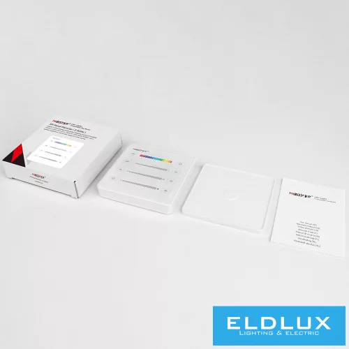 MIBOXER RF 2.4G digitális (futófény) LED szalaghoz fali távirányító fekete