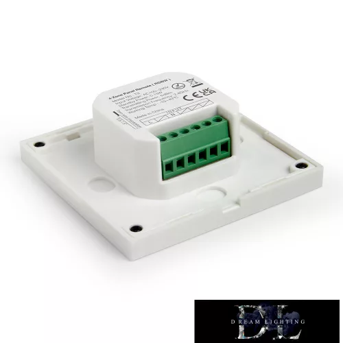 MIBOXER RF 2.4G RGBW LED Szalaghoz Fali Távirányító 4 Zónás AC:230v