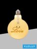 UNIVERSO Filamentes design LED izzó - Love G125 4w 320lm 2500k D125x175mm