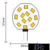 UNIVERSO G4 LED izzó 12v 1.8w 250lm 3000k