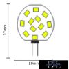 UNIVERSO G4 LED izzó 12v 1.8w 250lm 6500k