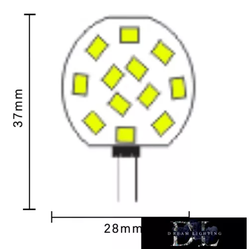 UNIVERSO G4 LED izzó 12v 1.8w 250lm 6500k