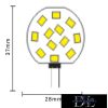UNIVERSO G4 LED izzó 12v 1.8w 250lm 4000k