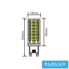 UNIVERSO LED izzó G9 4.8W 600lm 6500K CRI≥80 Ø19x64mm